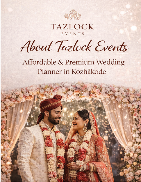 Trusted & Complete Wedding Services by Tazlock Events​